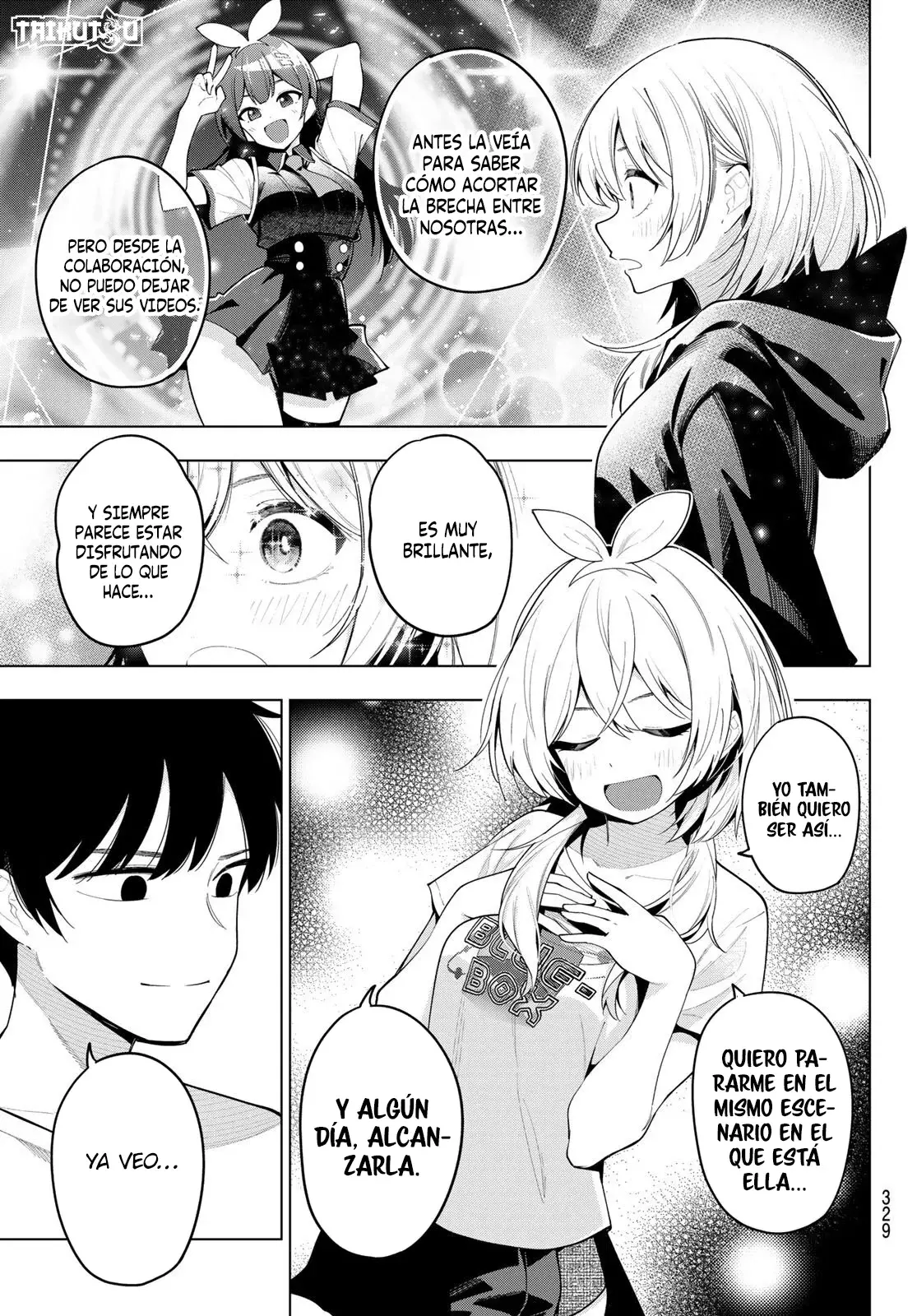 Mayonaka Heart Tune Capitulo 48: Somos un equipo. página 16