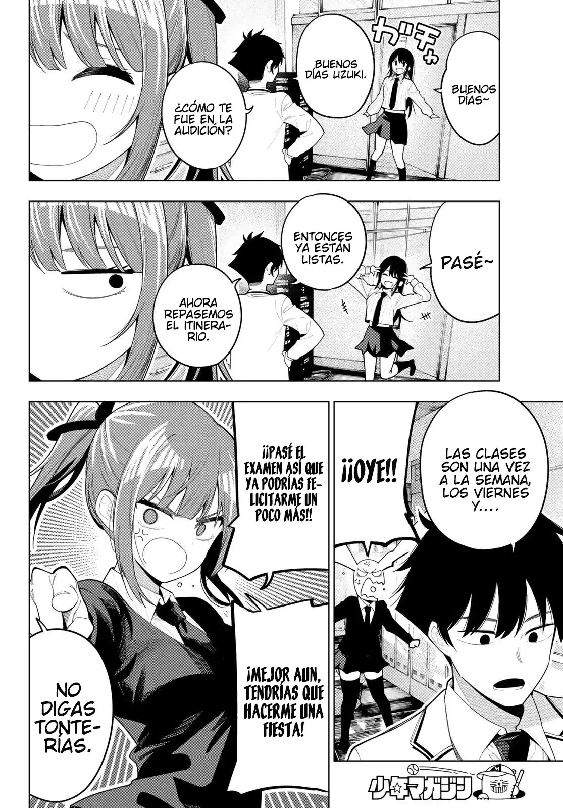 Mayonaka Heart Tune Capitulo 53: Primera clase página 4