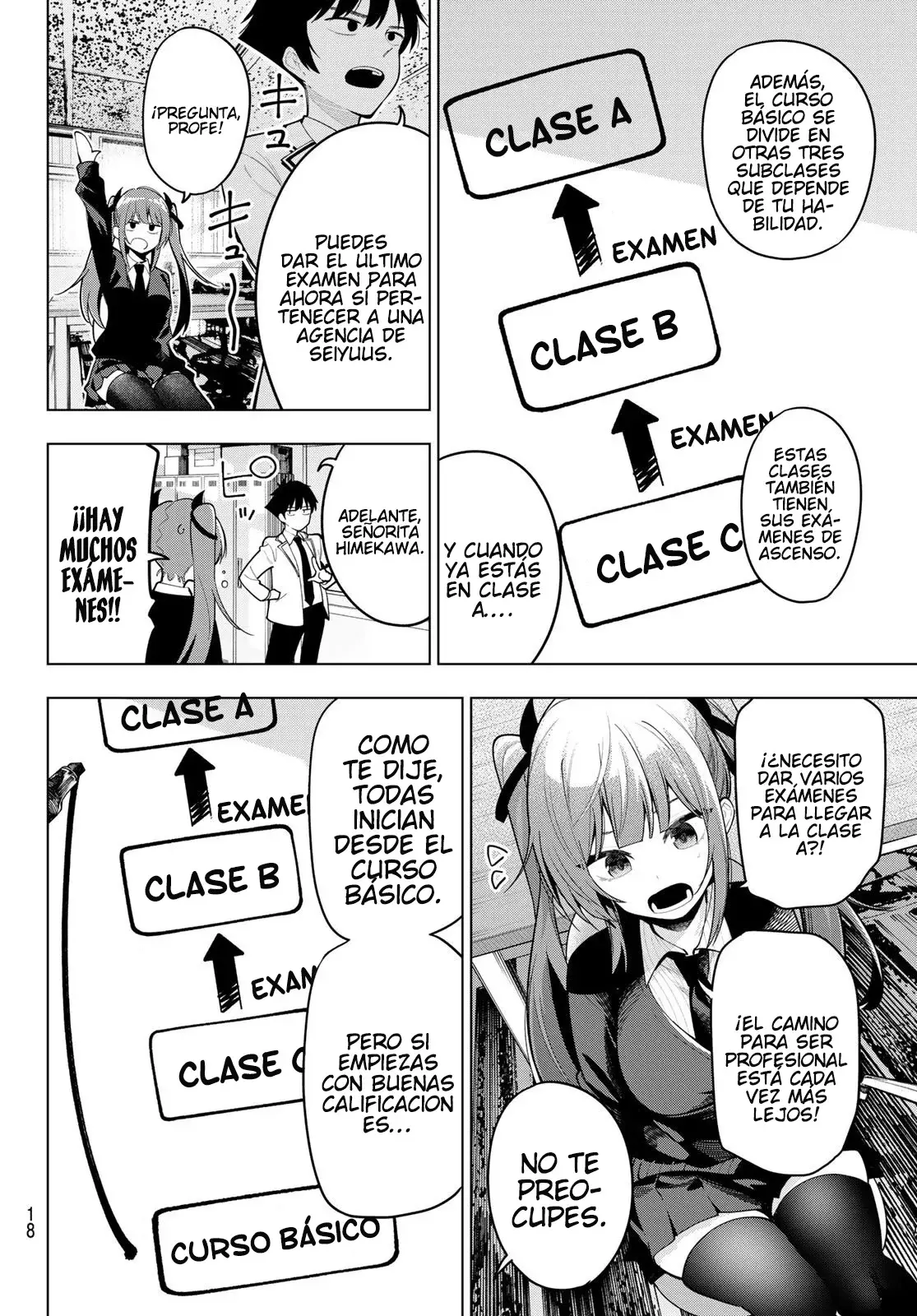 Mayonaka Heart Tune Capitulo 53: Primera clase página 6
