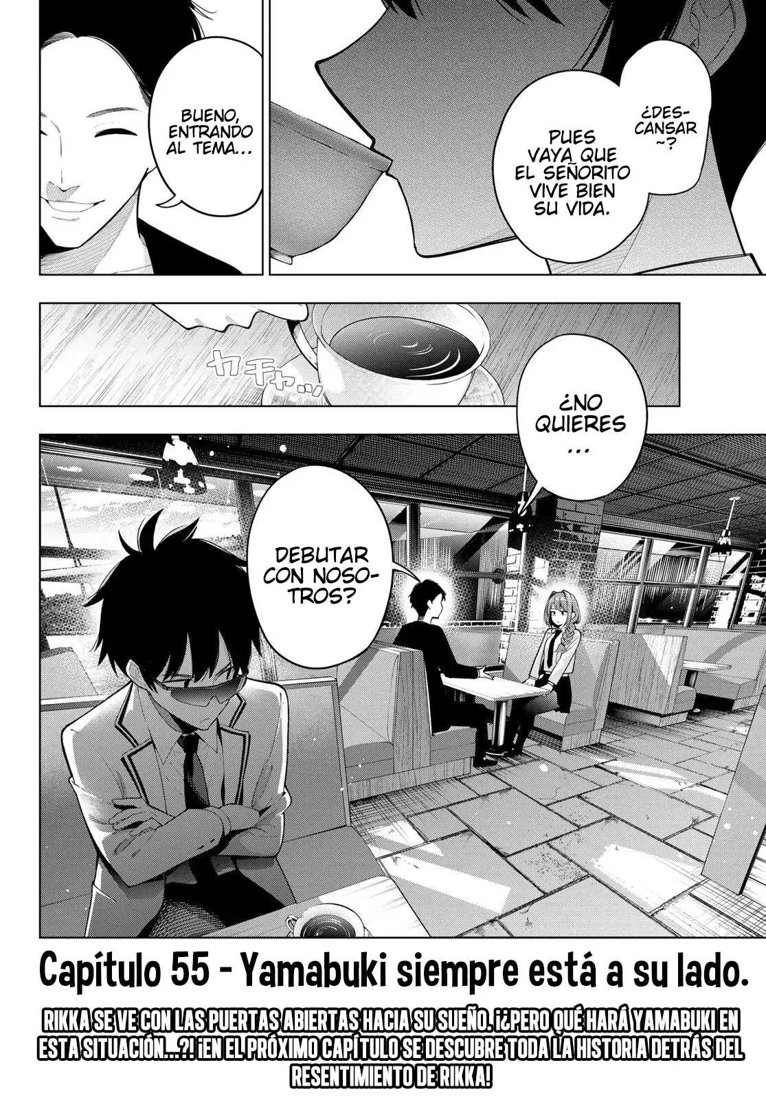 Mayonaka Heart Tune Capitulo 55: Yamabuki siempre está a su lado. página 21
