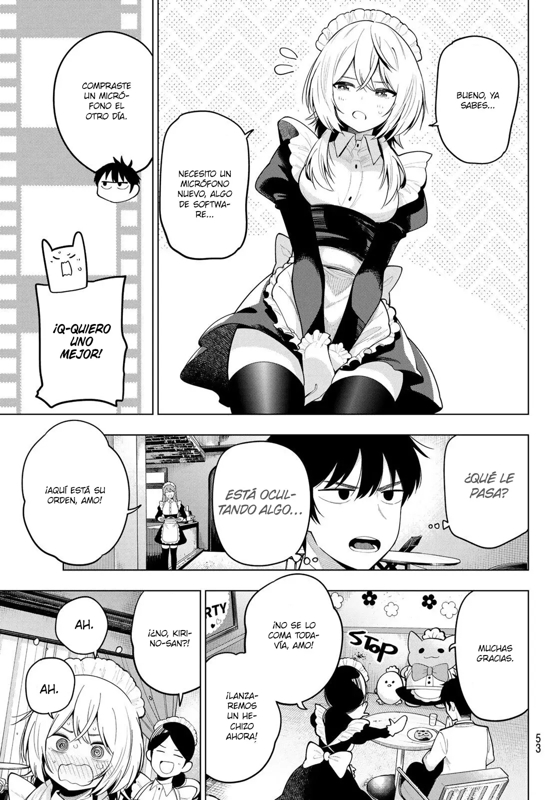Mayonaka Heart Tune Capitulo 57: Chicas de mal humor. página 8