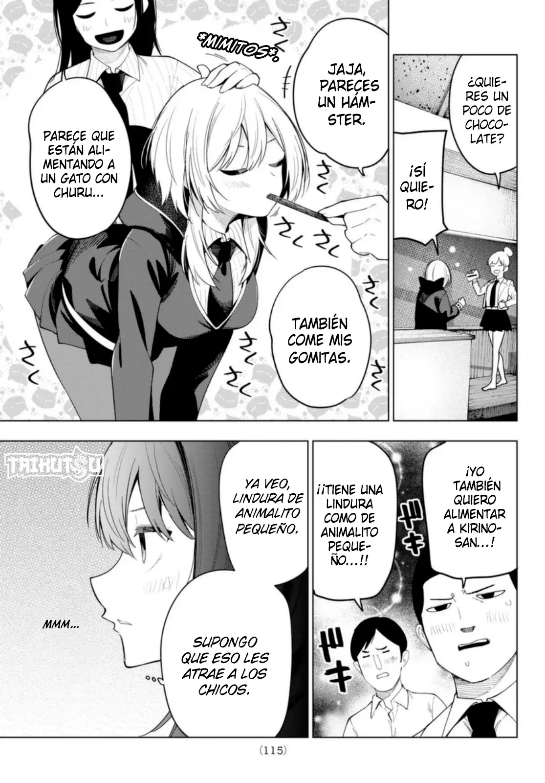 Mayonaka Heart Tune Capitulo 59: Lo tomaré como un cumplido. página 14
