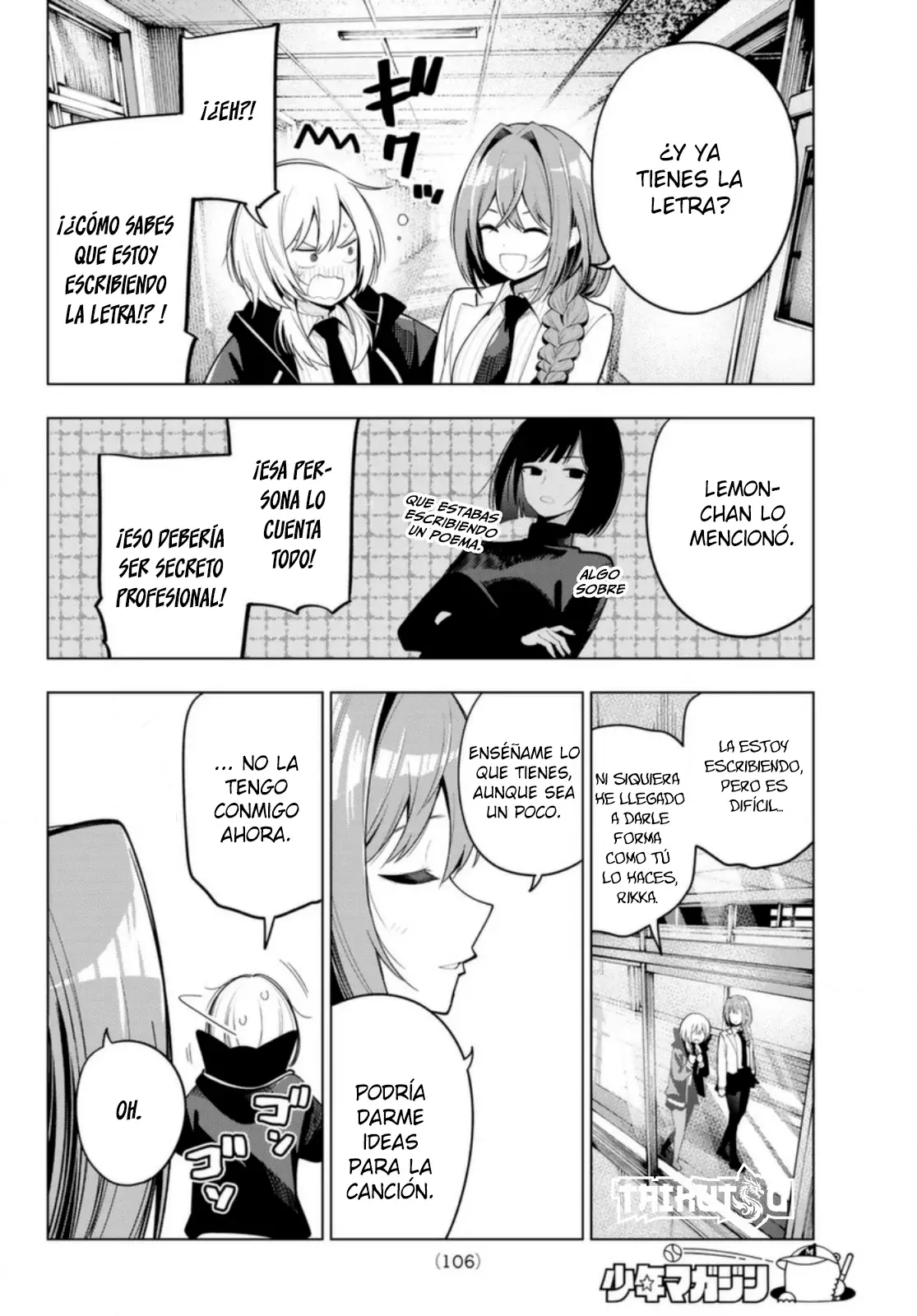 Mayonaka Heart Tune Capitulo 59: Lo tomaré como un cumplido. página 5