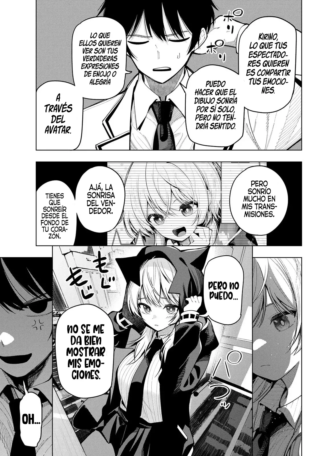 Mayonaka Heart Tune Capitulo 7: ¡¡No puedo sonreír delante de la cámara!! página 12