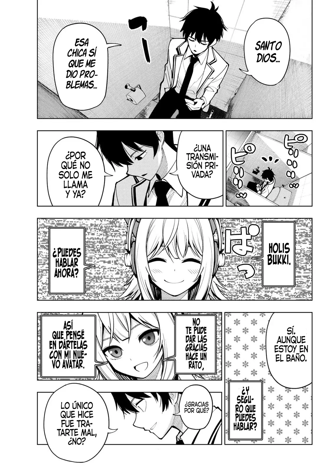 Mayonaka Heart Tune Capitulo 8: ¡No puedo sonreír frente a ti...! página 18