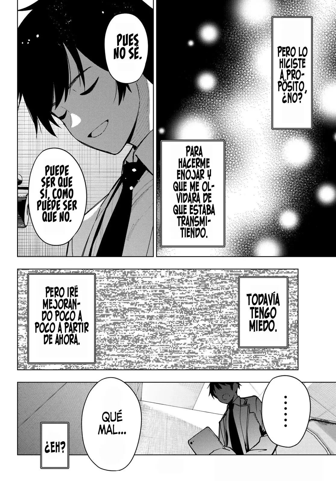 Mayonaka Heart Tune Capitulo 8: ¡No puedo sonreír frente a ti...! página 19