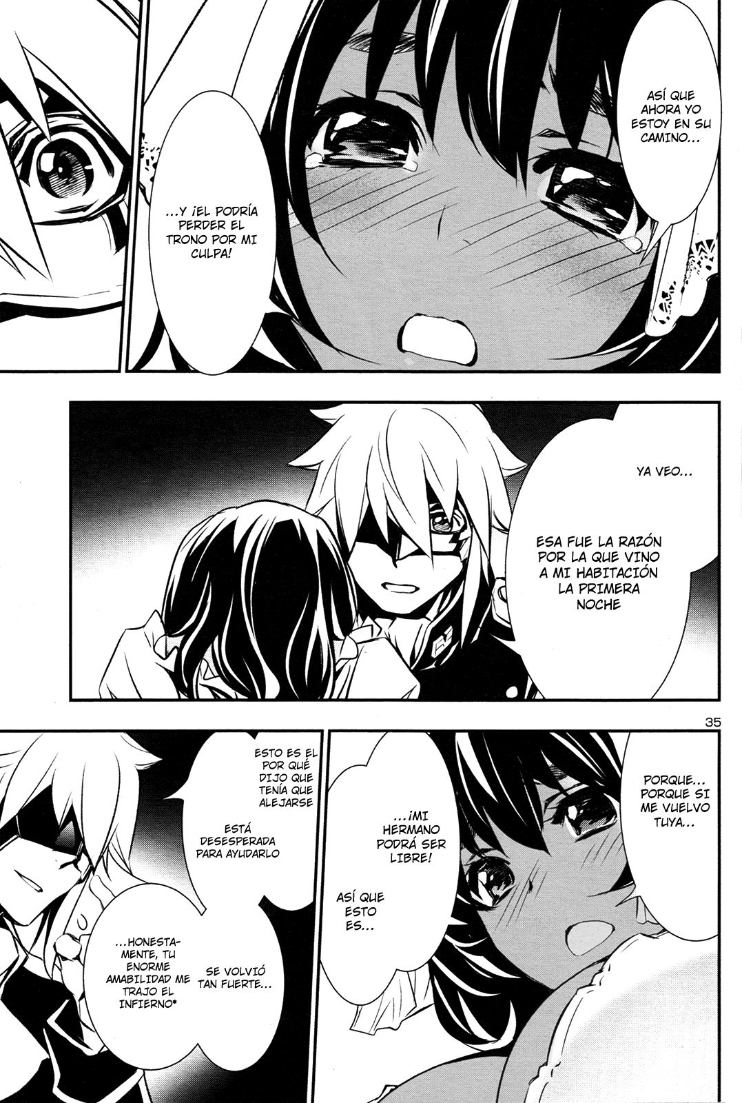 Shinju no Nectar Capitulo 10: Susurros de la Sala de Jade página 35