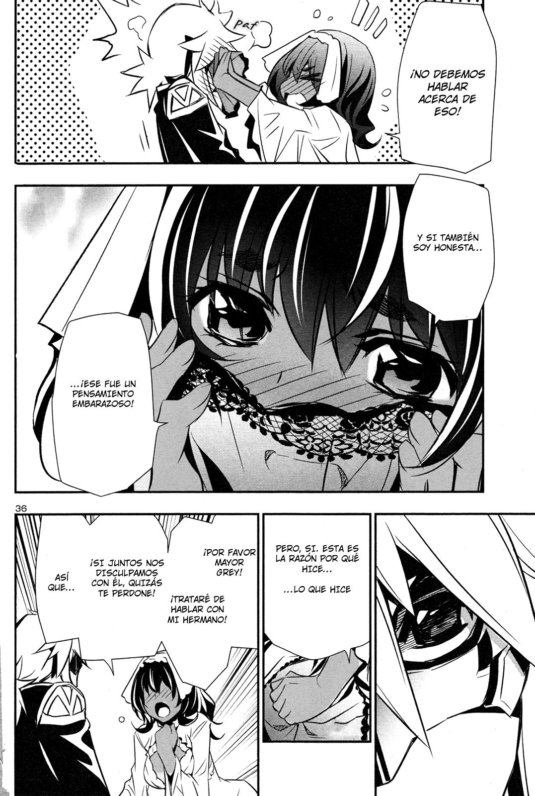 Shinju no Nectar Capitulo 10: Susurros de la Sala de Jade página 36
