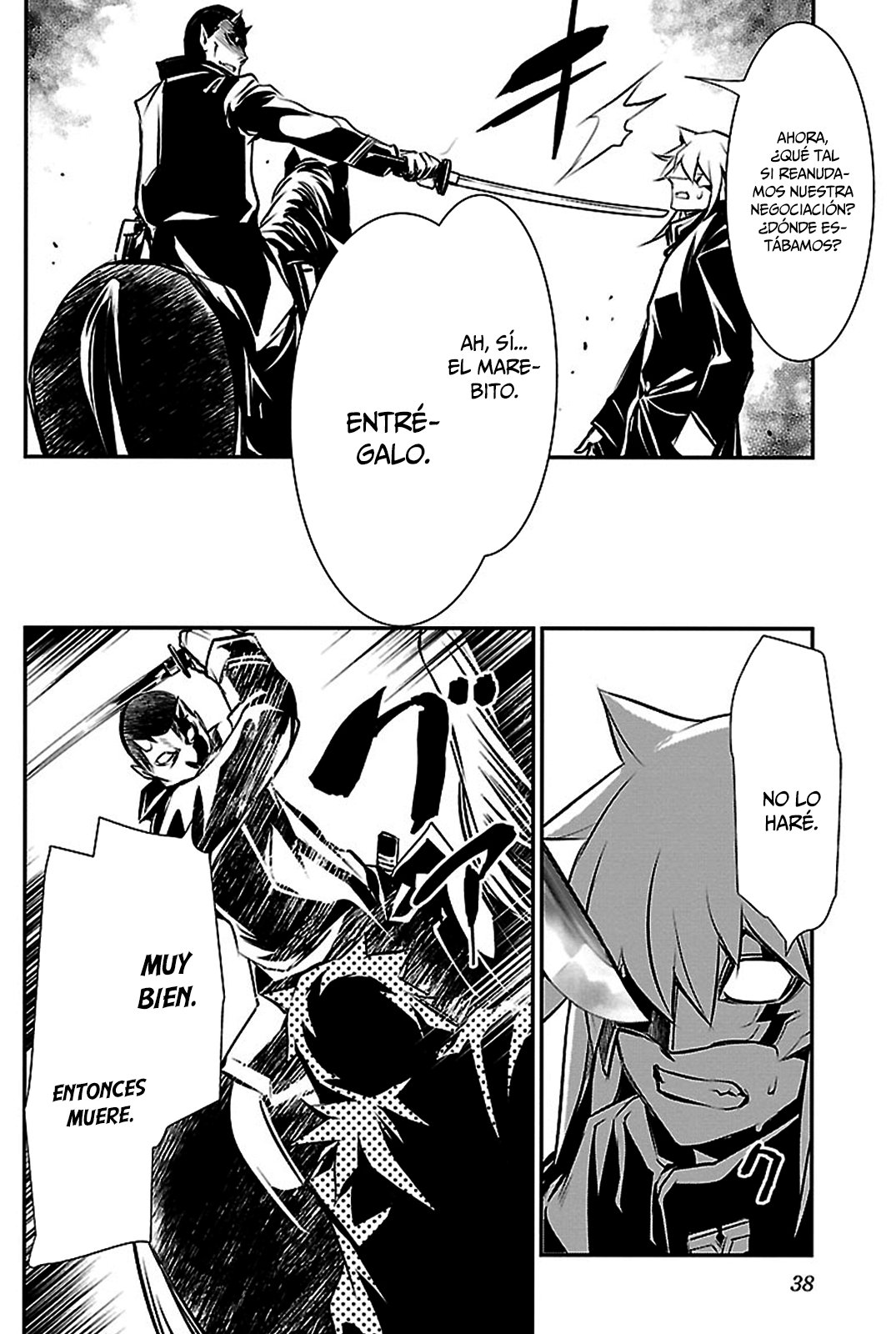 Shinju no Nectar Capitulo 26: El cielo asesino página 38