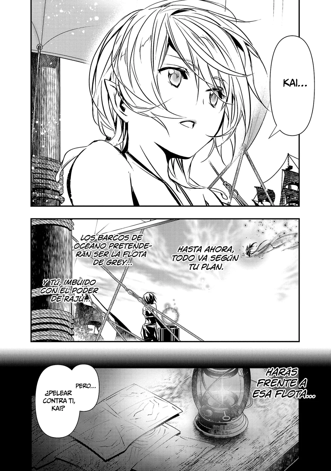 Shinju no Nectar Capitulo 69: grey vs kai página 8
