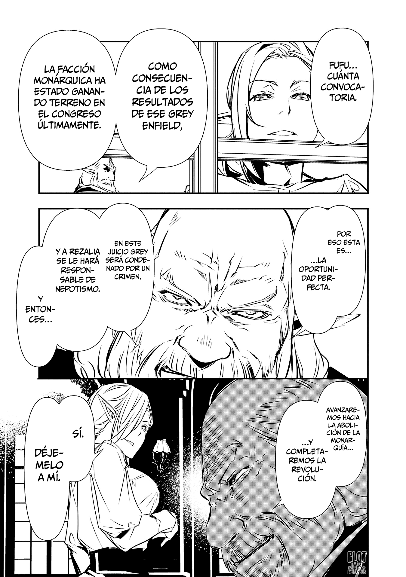 Shinju no Nectar Capitulo 76: la maldad hacia doronea página 31