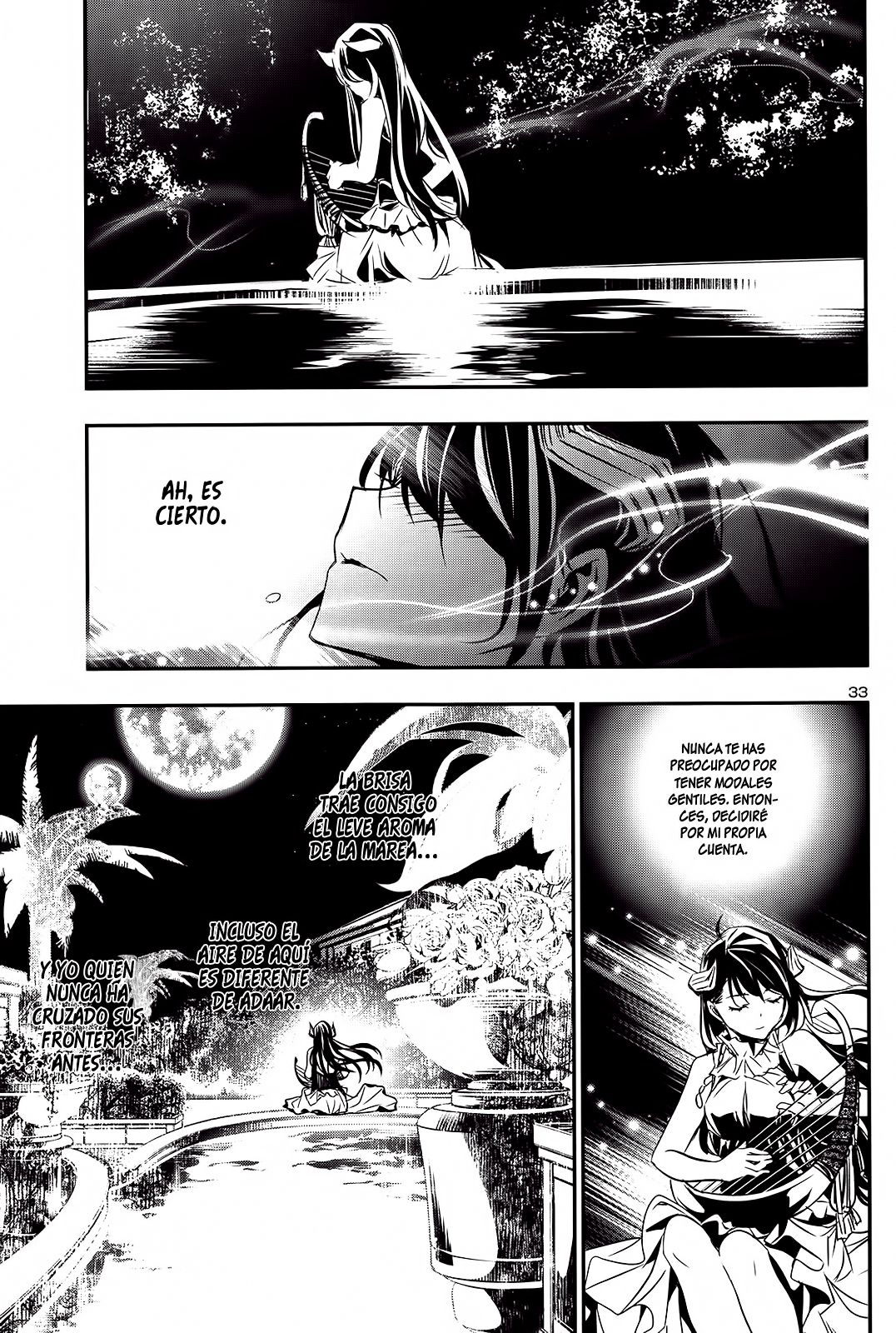 Shinju no Nectar Capitulo 8: La noche en Kaser página 33