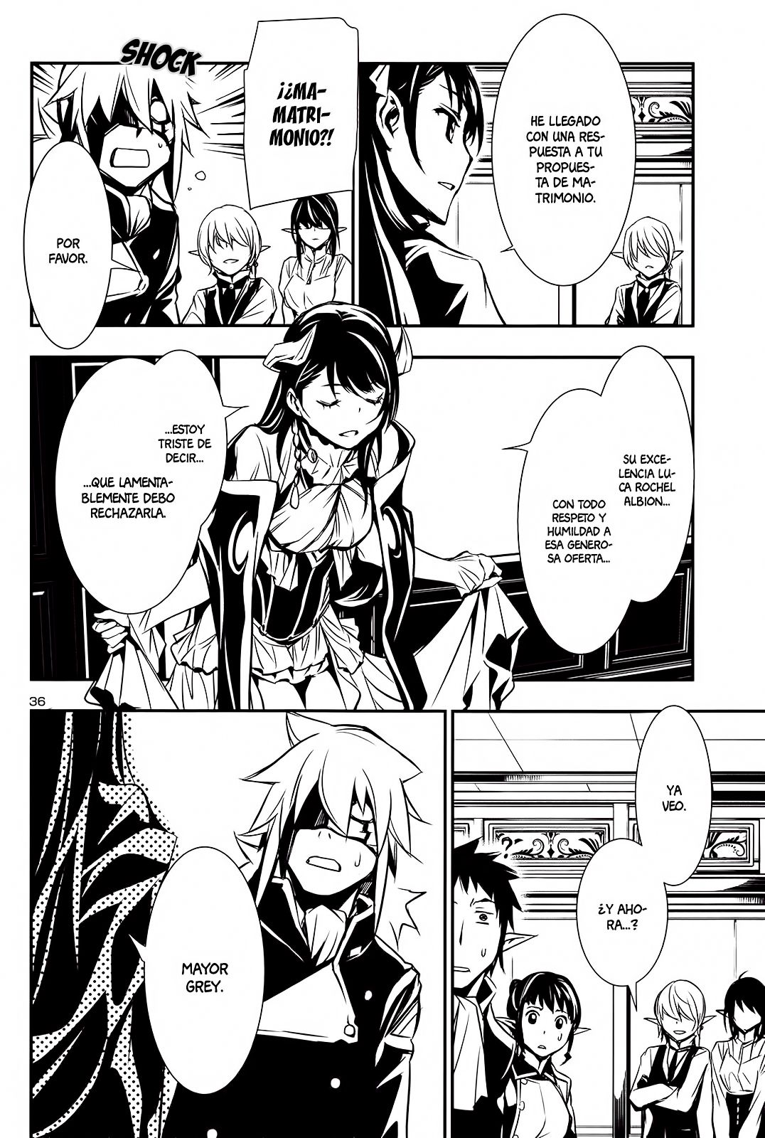 Shinju no Nectar Capitulo 8: La noche en Kaser página 36