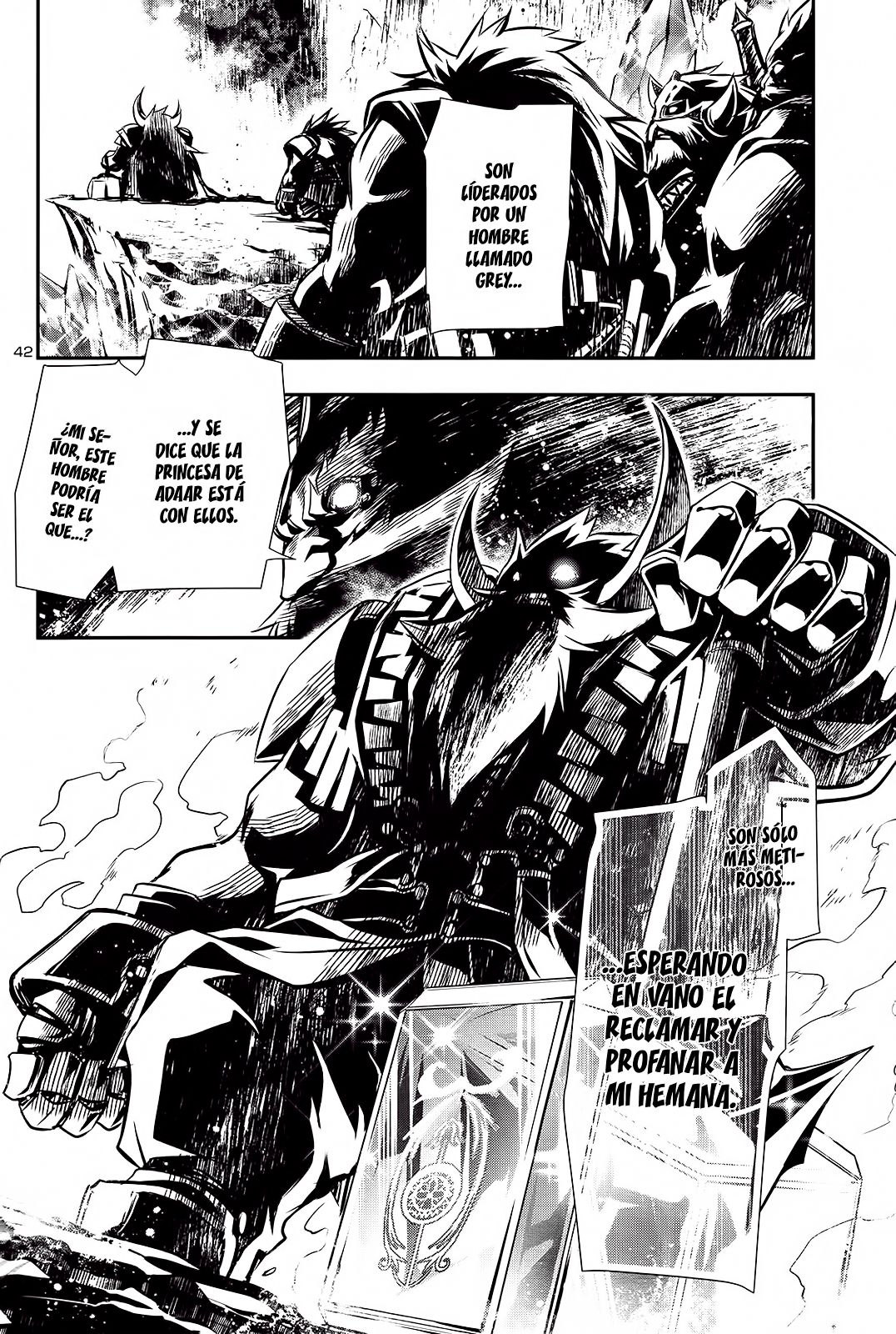 Shinju no Nectar Capitulo 8: La noche en Kaser página 42