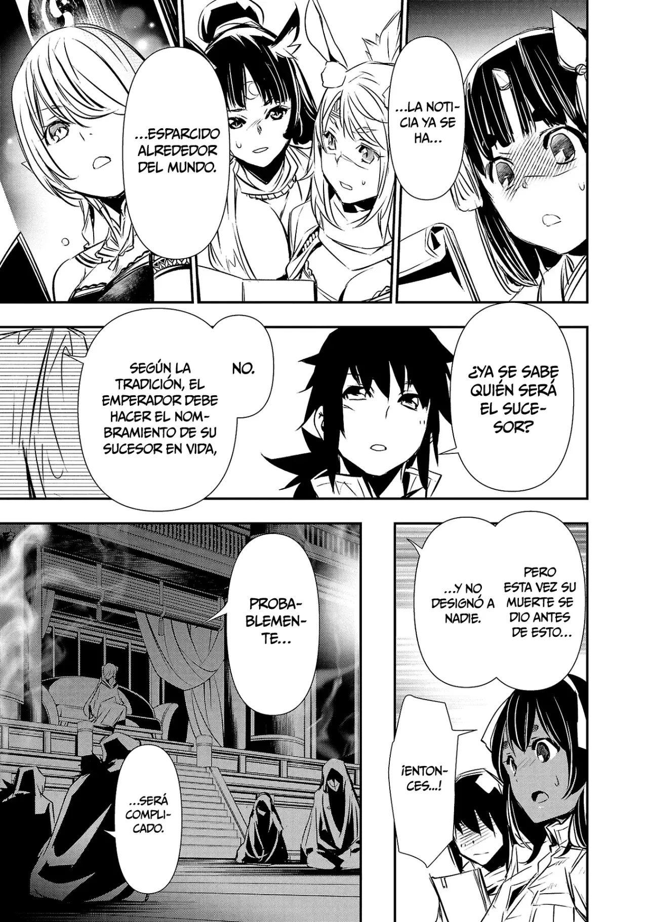 Shinju no Nectar Capitulo 85: la cuestión de los sucesores página 34