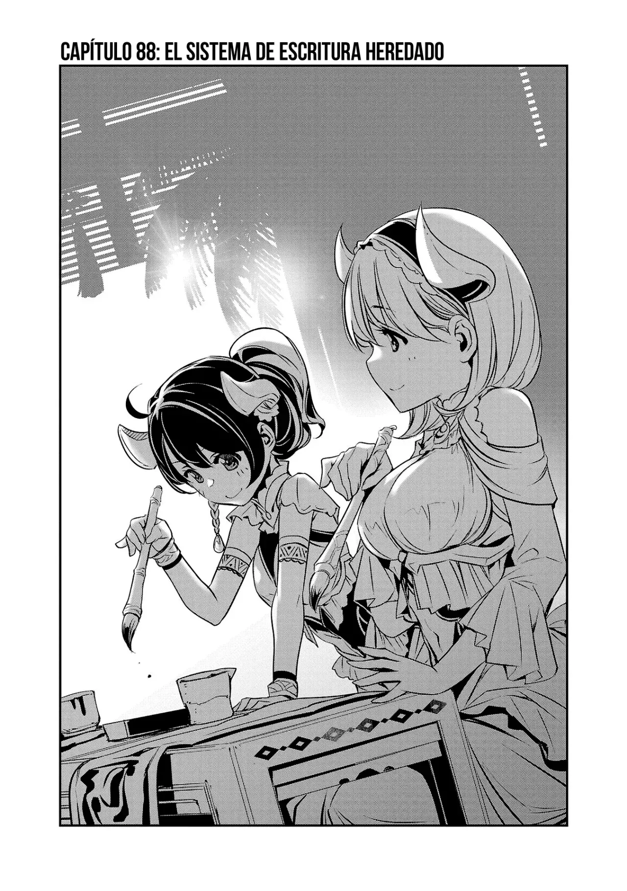 Shinju no Nectar Capitulo 88: el sistema de escritura heredado página 2