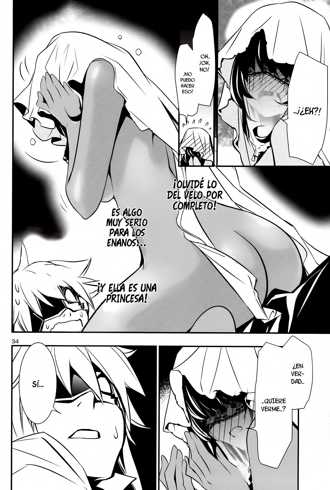Shinju no Nectar Capitulo 9: La princesa del reino enano página 34