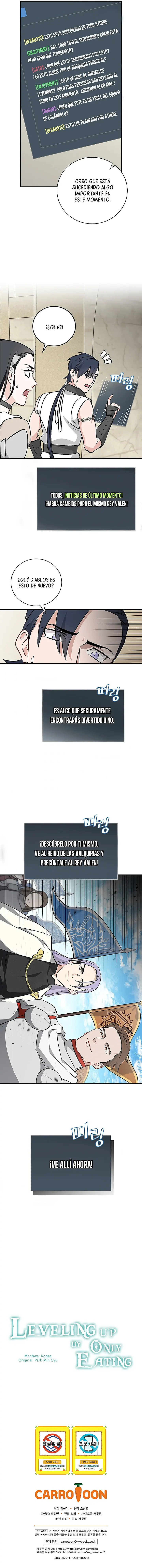 Subo de nivel comiendo! Capitulo 64 página 17