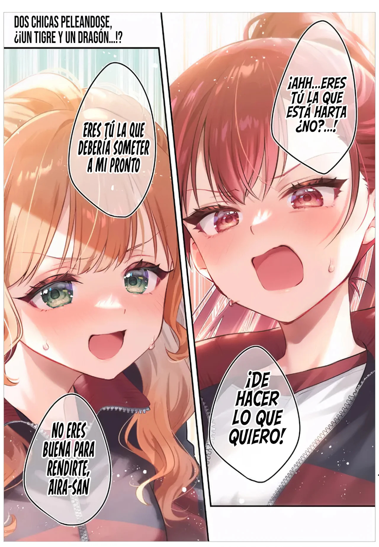 Una historia Yuri sobre hacer que una chica guapa, que insiste en decir ‘¡No voy a perder!’, se someta por completo con todas tus fuerzas. Capitulo 1: Capitulo 1. página 5