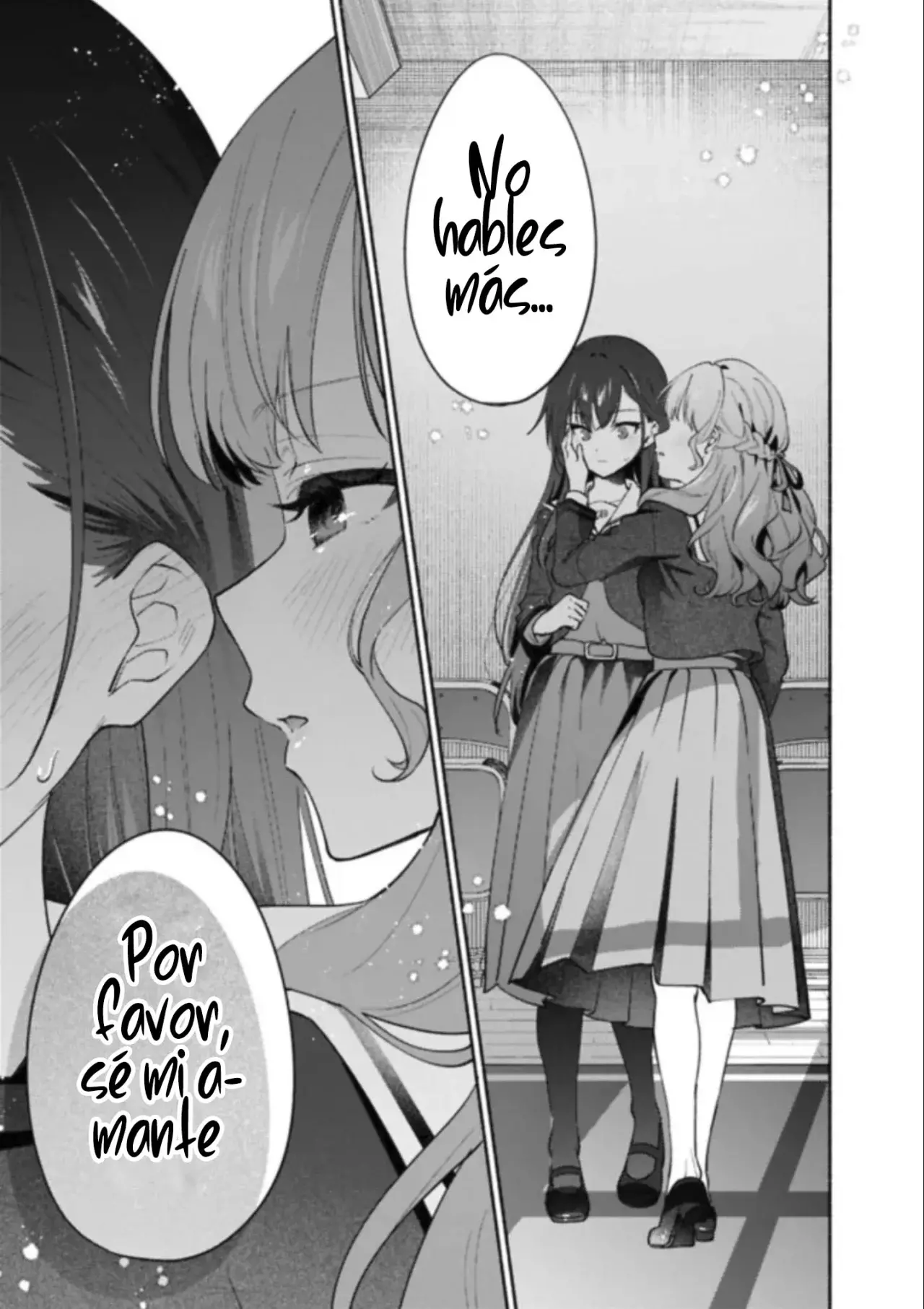 Una historia Yuri sobre hacer que una chica guapa, que insiste en decir ‘¡No voy a perder!’, se someta por completo con todas tus fuerzas. Capitulo 4: Capítulo 4 página 14