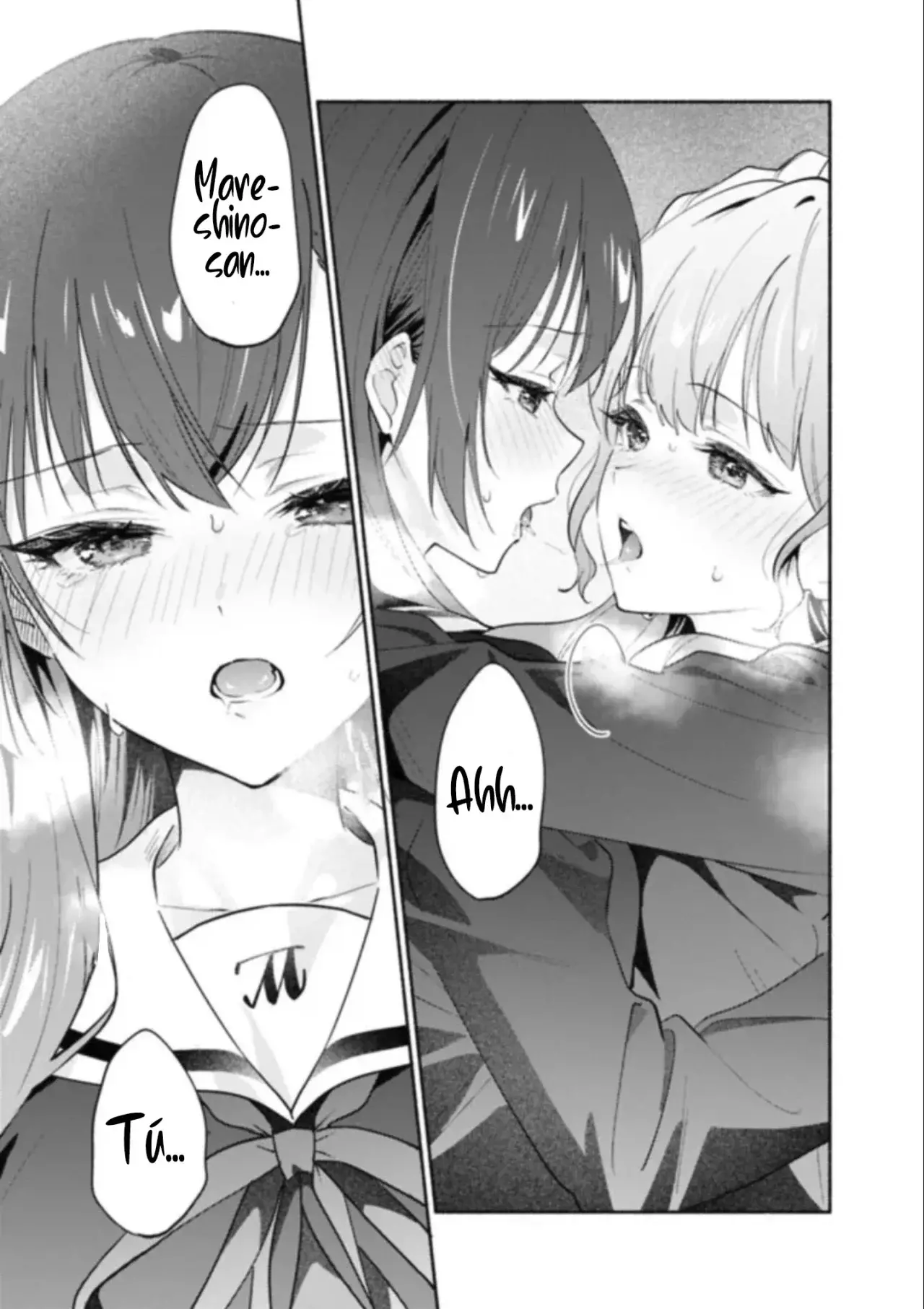 Una historia Yuri sobre hacer que una chica guapa, que insiste en decir ‘¡No voy a perder!’, se someta por completo con todas tus fuerzas. Capitulo 4: Capítulo 4 página 18