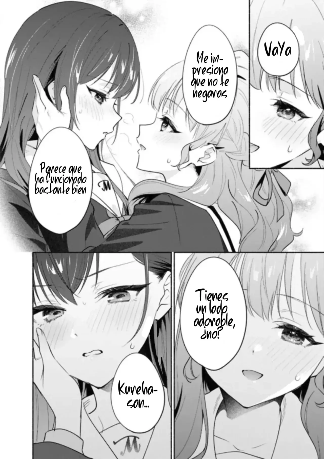 Una historia Yuri sobre hacer que una chica guapa, que insiste en decir ‘¡No voy a perder!’, se someta por completo con todas tus fuerzas. Capitulo 4: Capítulo 4 página 19