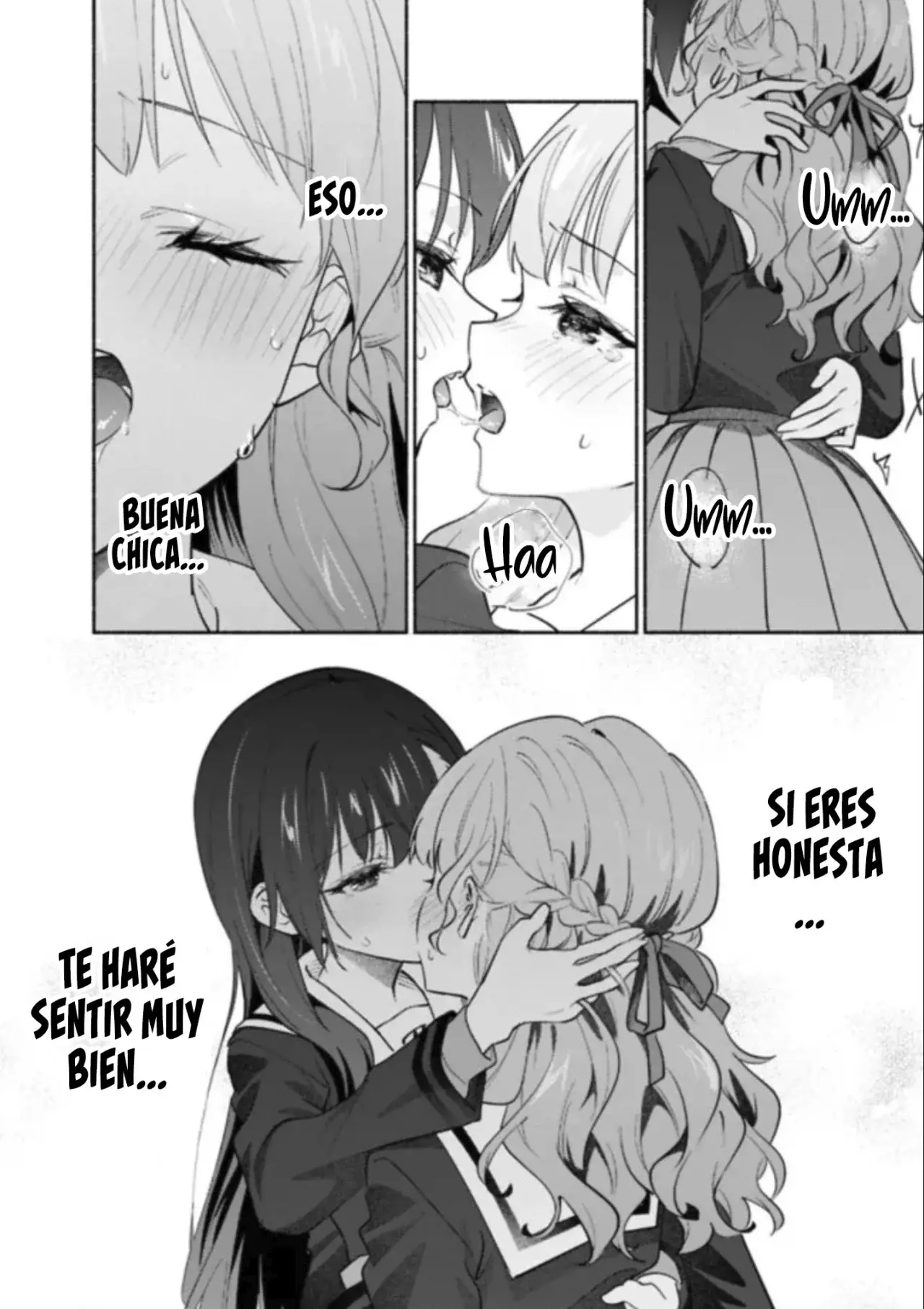 Una historia Yuri sobre hacer que una chica guapa, que insiste en decir ‘¡No voy a perder!’, se someta por completo con todas tus fuerzas. Capitulo 4: Capítulo 4 página 23
