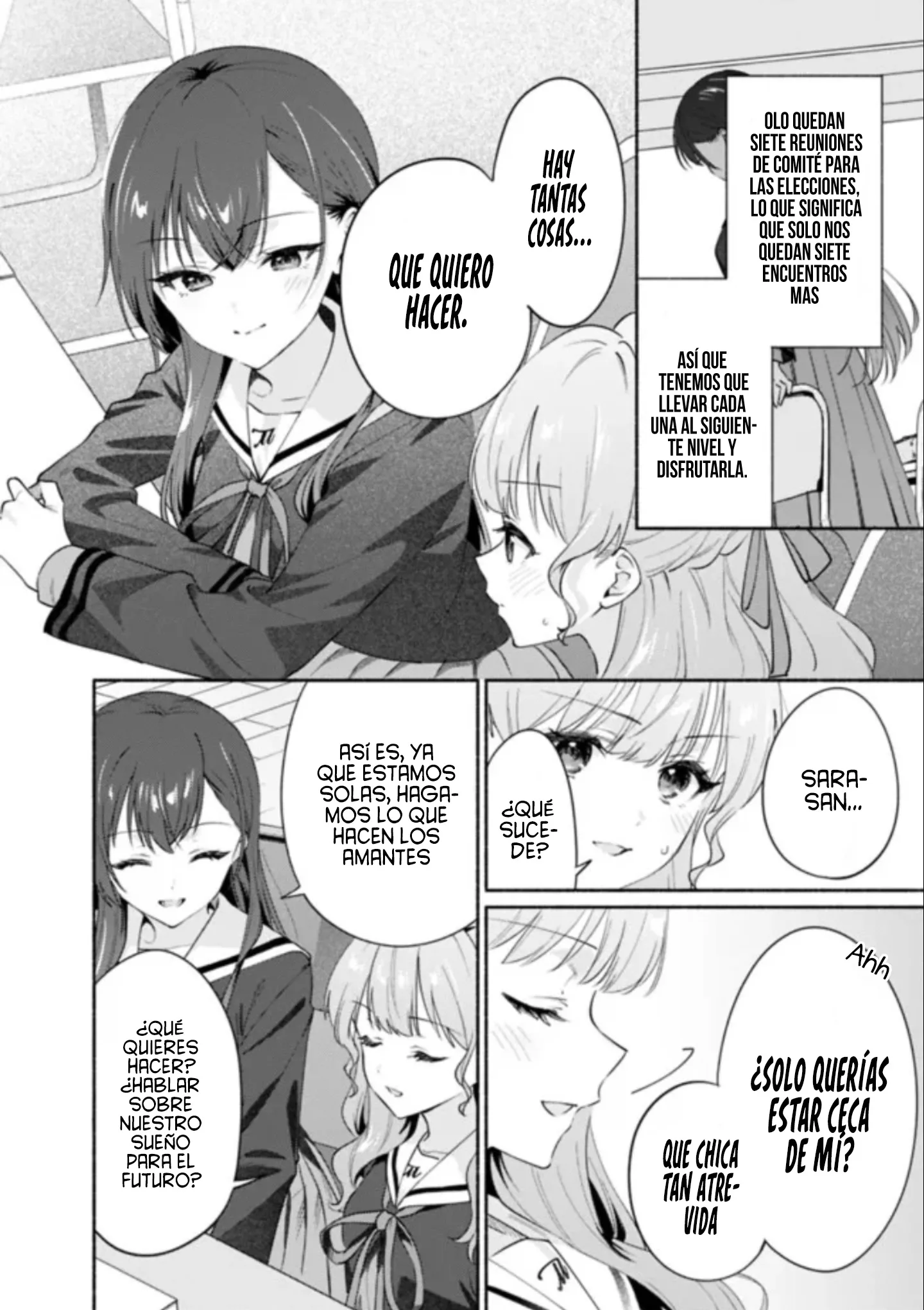 Una historia Yuri sobre hacer que una chica guapa, que insiste en decir ‘¡No voy a perder!’, se someta por completo con todas tus fuerzas. Capitulo 5 página 18