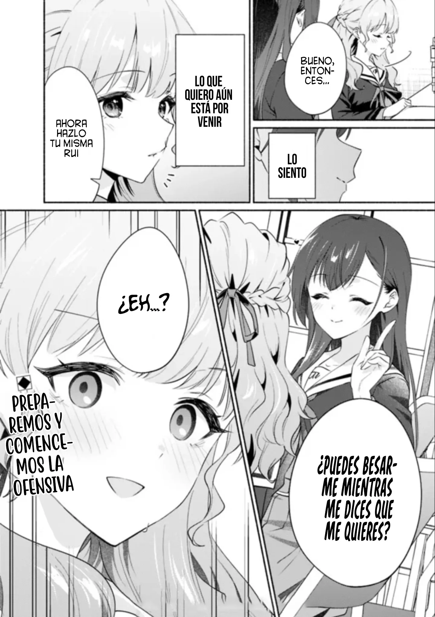 Una historia Yuri sobre hacer que una chica guapa, que insiste en decir ‘¡No voy a perder!’, se someta por completo con todas tus fuerzas. Capitulo 5 página 26
