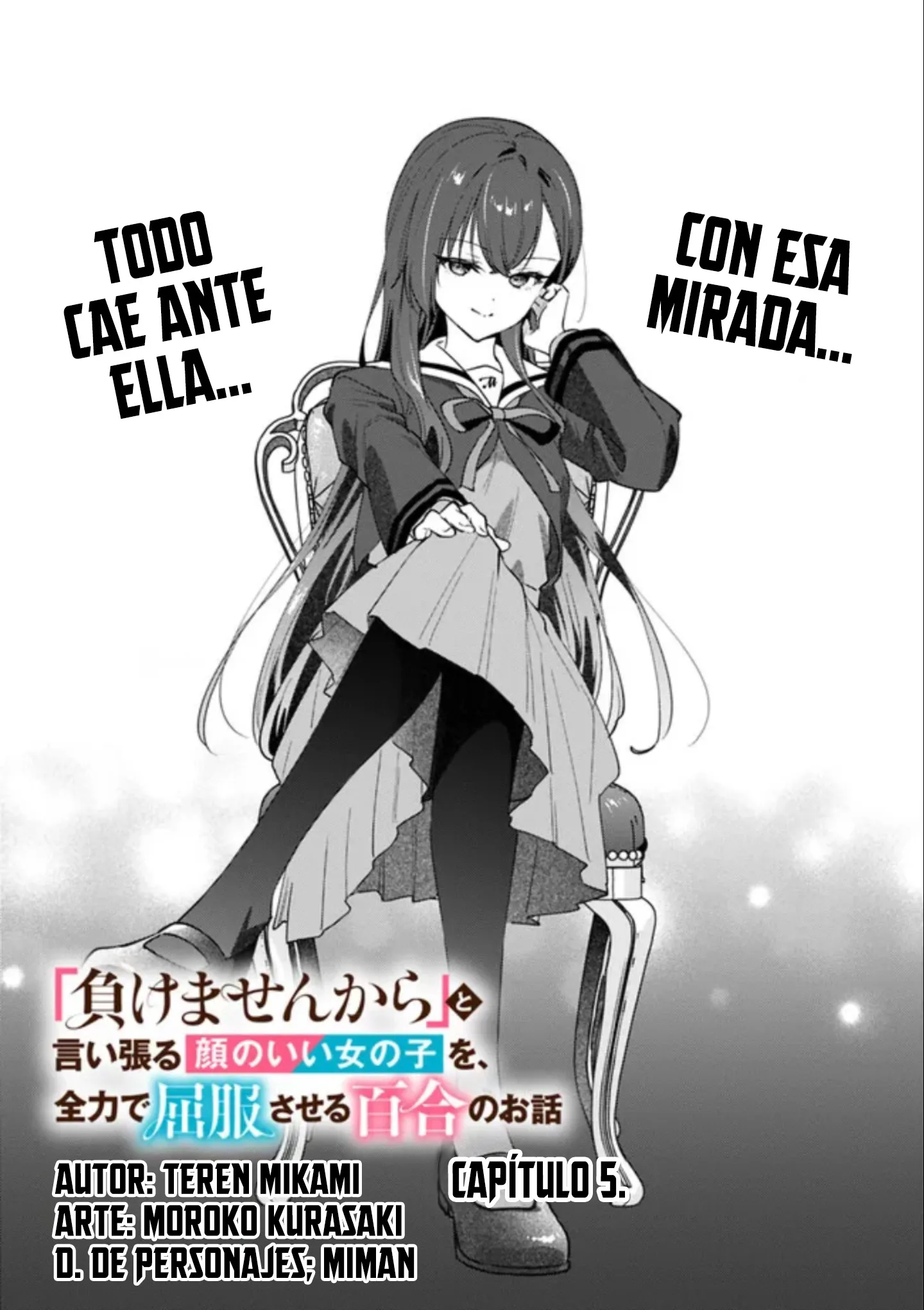 Una historia Yuri sobre hacer que una chica guapa, que insiste en decir ‘¡No voy a perder!’, se someta por completo con todas tus fuerzas. Capitulo 5 página 7