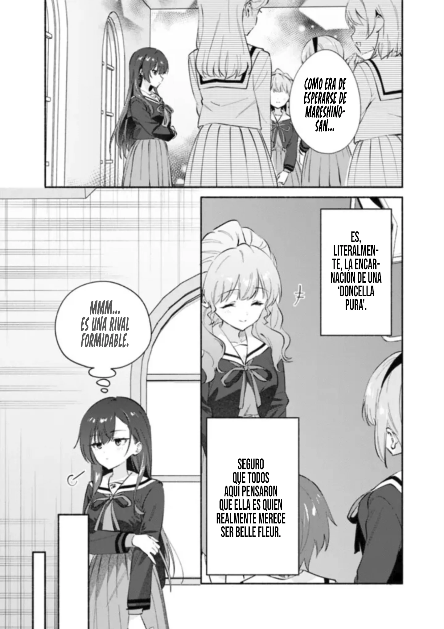 Una historia Yuri sobre hacer que una chica guapa, que insiste en decir ‘¡No voy a perder!’, se someta por completo con todas tus fuerzas. Capitulo 7 página 12