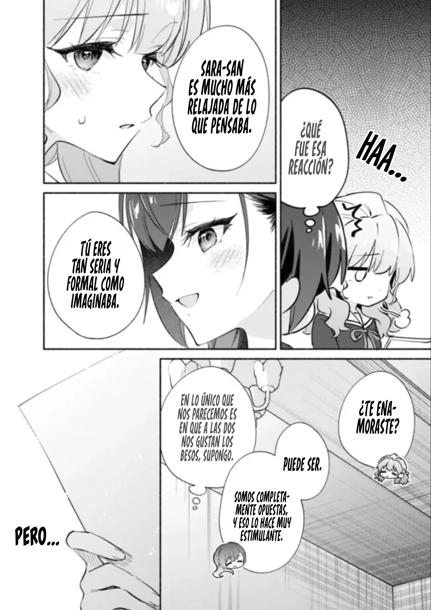 Una historia Yuri sobre hacer que una chica guapa, que insiste en decir ‘¡No voy a perder!’, se someta por completo con todas tus fuerzas. Capitulo 7 página 14