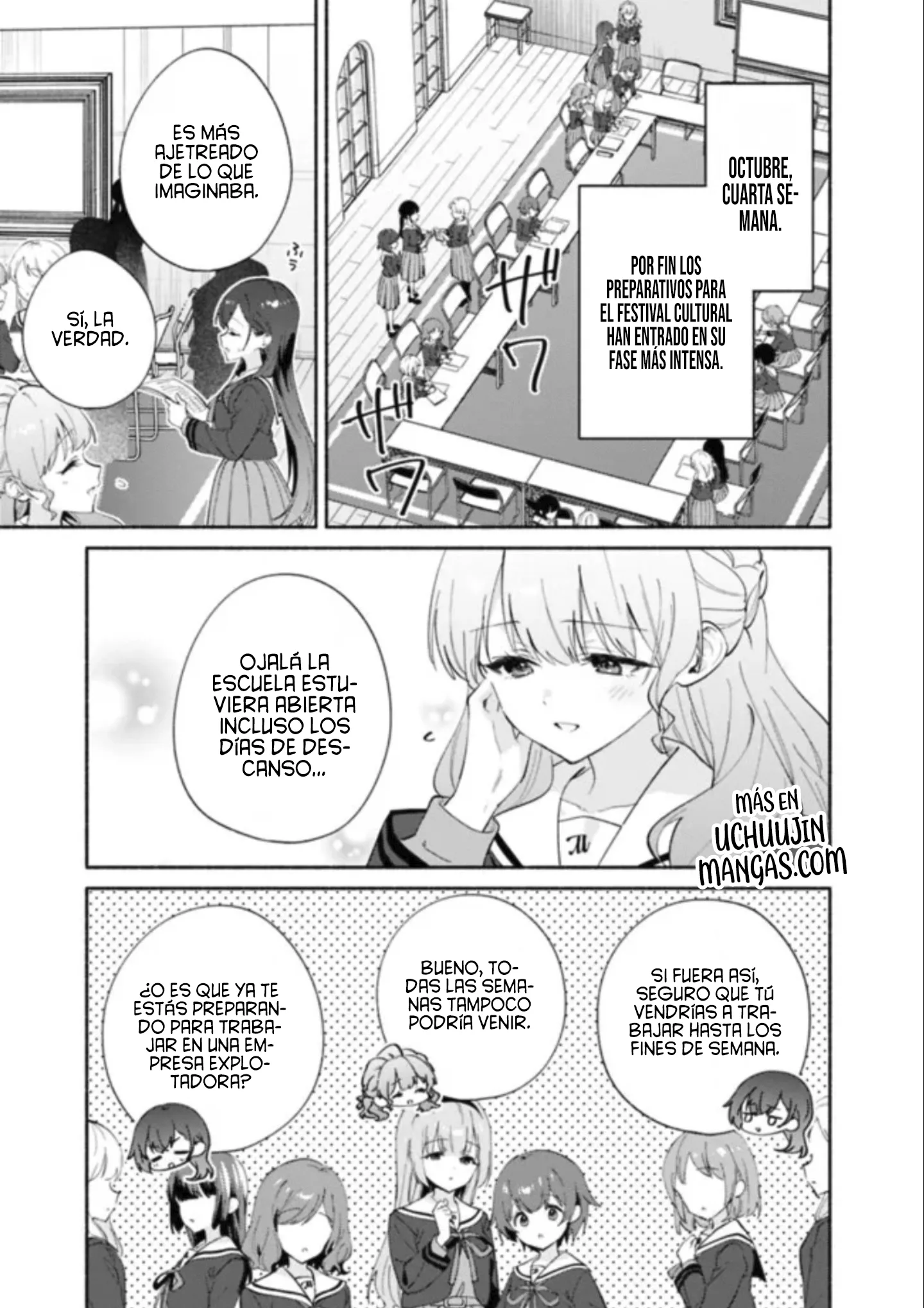 Una historia Yuri sobre hacer que una chica guapa, que insiste en decir ‘¡No voy a perder!’, se someta por completo con todas tus fuerzas. Capitulo 7 página 5