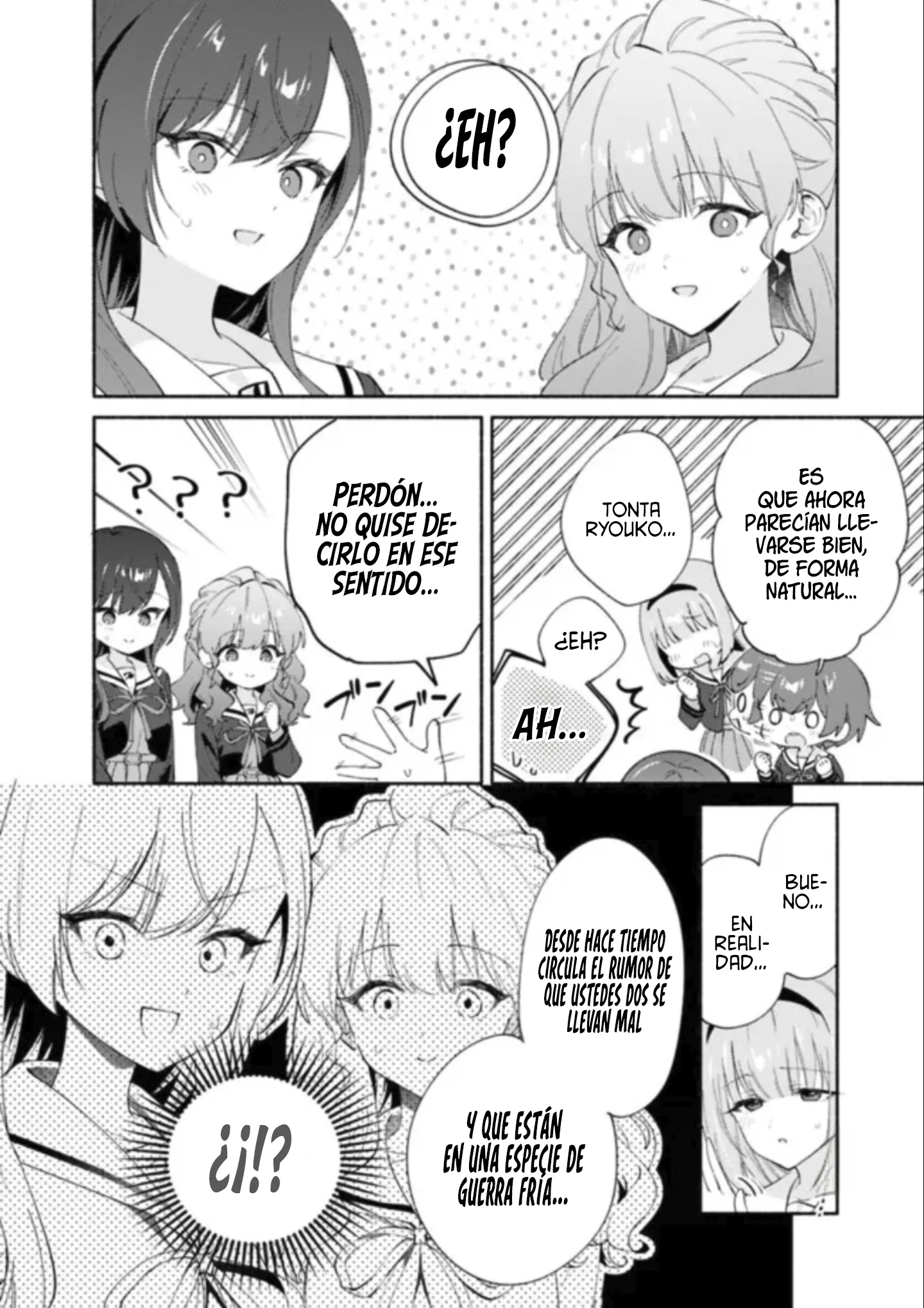 Una historia Yuri sobre hacer que una chica guapa, que insiste en decir ‘¡No voy a perder!’, se someta por completo con todas tus fuerzas. Capitulo 7 página 8