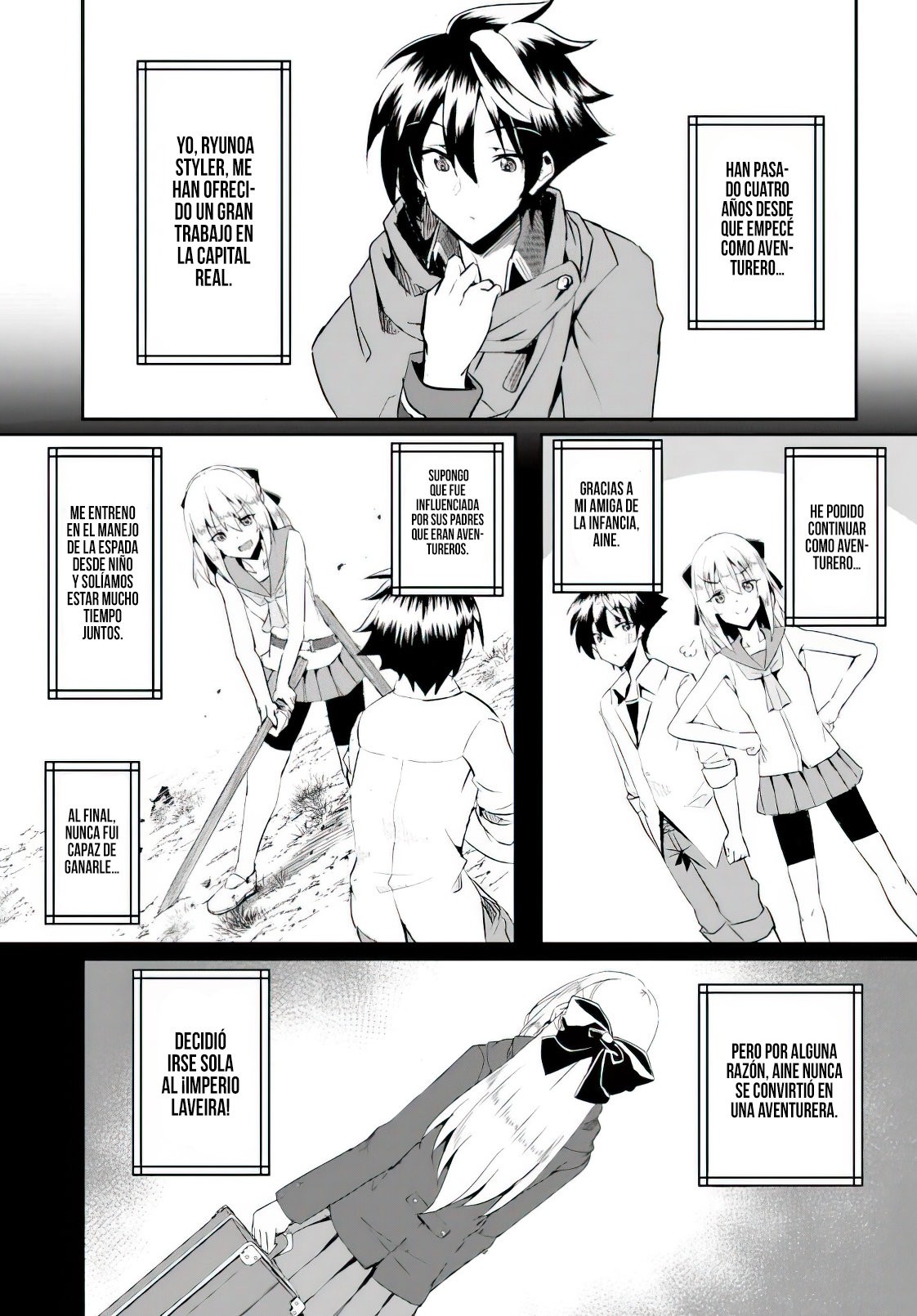 Entrenábamos juntos, pero ella termino convirtiéndose en una esclava sexual, así que yo, un aventurero de rango S, decidí comprarla y protegerla, porque era mi amiga de la infancia. Capitulo 1: Capitulo 1. página 6