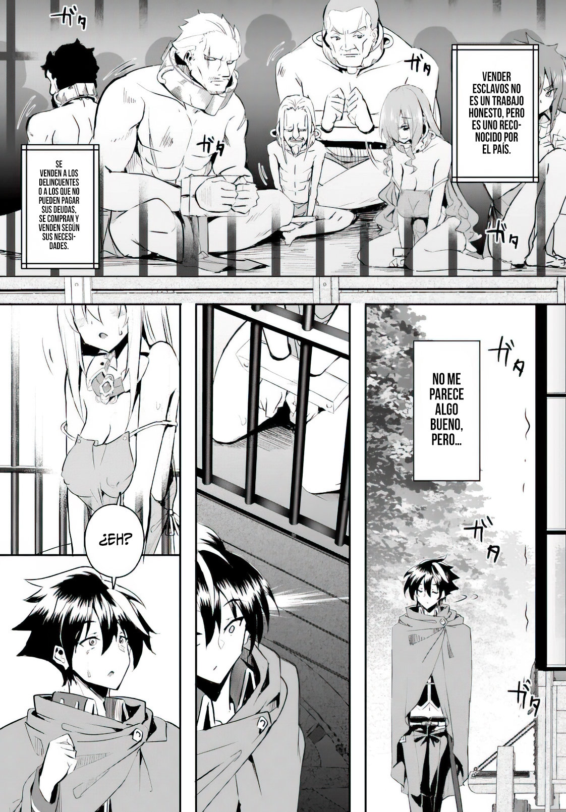 Entrenábamos juntos, pero ella termino convirtiéndose en una esclava sexual, así que yo, un aventurero de rango S, decidí comprarla y protegerla, porque era mi amiga de la infancia. Capitulo 1: Capitulo 1. página 8