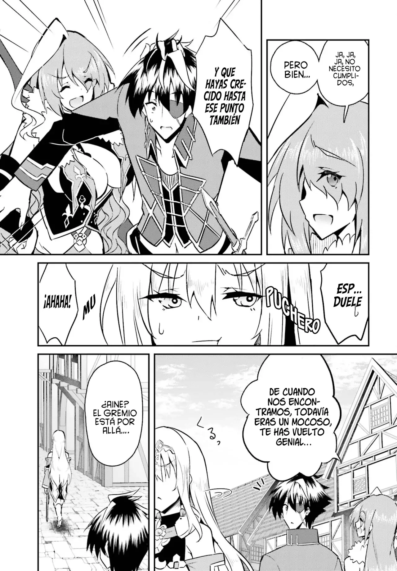Entrenábamos juntos, pero ella termino convirtiéndose en una esclava sexual, así que yo, un aventurero de rango S, decidí comprarla y protegerla, porque era mi amiga de la infancia. Capitulo 11: La Mujer Llamada Raruha página 12