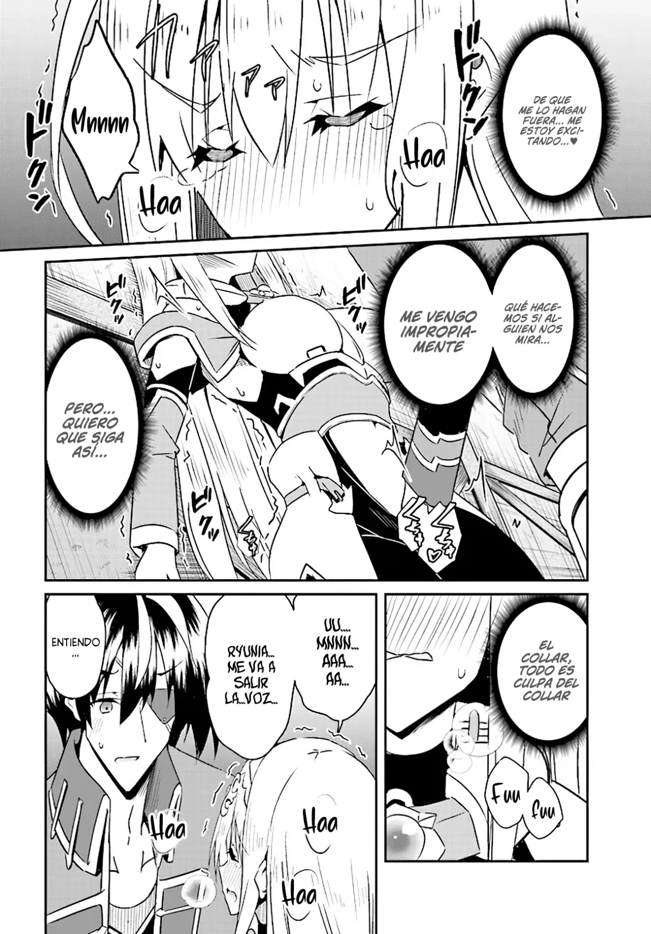 Entrenábamos juntos, pero ella termino convirtiéndose en una esclava sexual, así que yo, un aventurero de rango S, decidí comprarla y protegerla, porque era mi amiga de la infancia. Capitulo 14: Capitulo 14. página 19