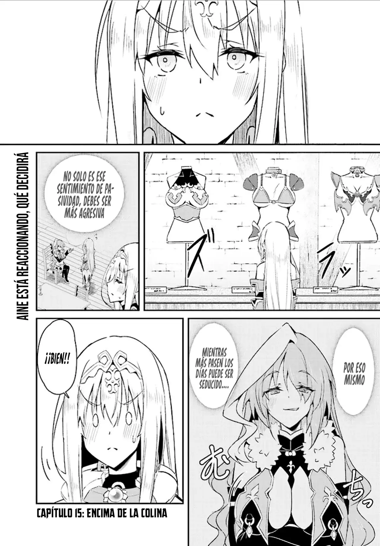 Entrenábamos juntos, pero ella termino convirtiéndose en una esclava sexual, así que yo, un aventurero de rango S, decidí comprarla y protegerla, porque era mi amiga de la infancia. Capitulo 15: Capitulo 15 página 4