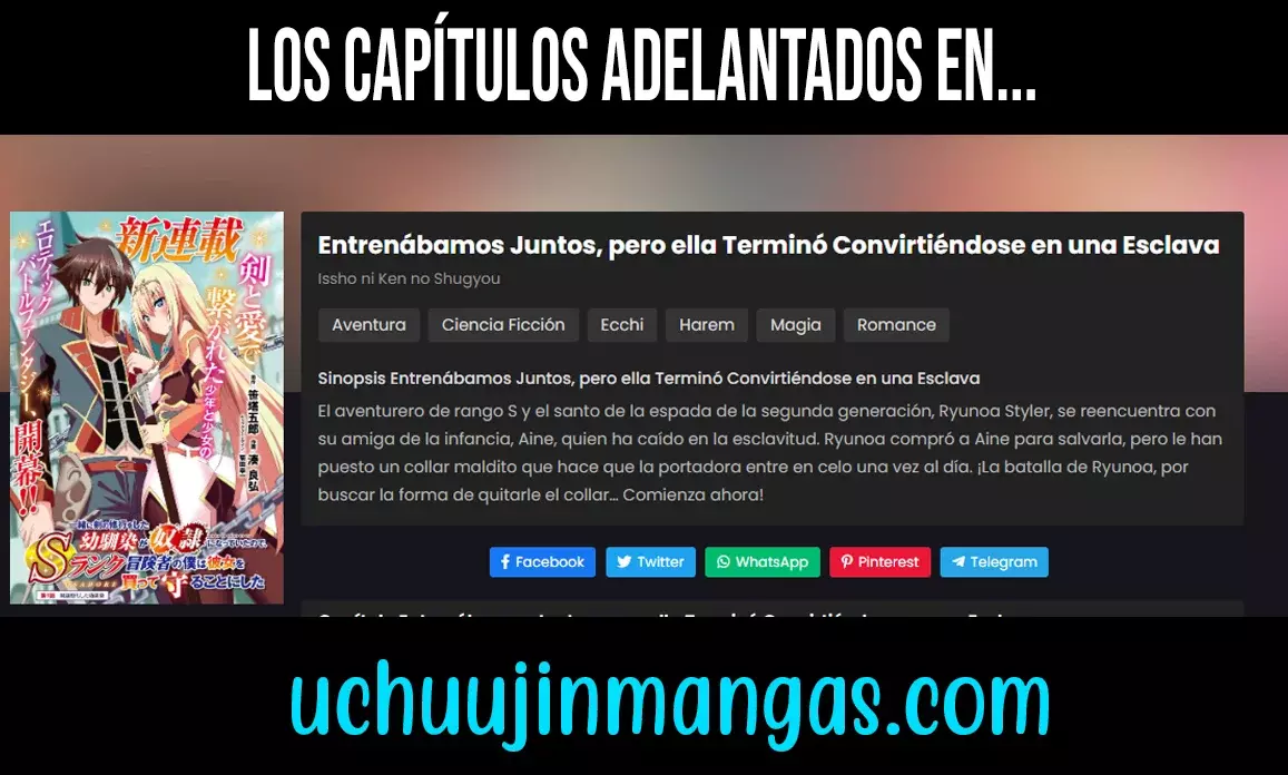 Entrenábamos juntos, pero ella termino convirtiéndose en una esclava sexual, así que yo, un aventurero de rango S, decidí comprarla y protegerla, porque era mi amiga de la infancia. Capitulo 18 página 4