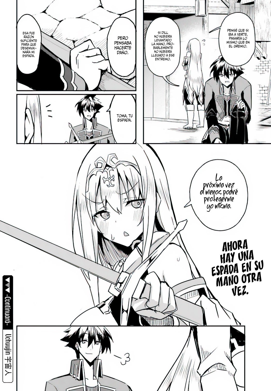 Entrenábamos juntos, pero ella termino convirtiéndose en una esclava sexual, así que yo, un aventurero de rango S, decidí comprarla y protegerla, porque era mi amiga de la infancia. Capitulo 3: Solicitud de Misión. página 26