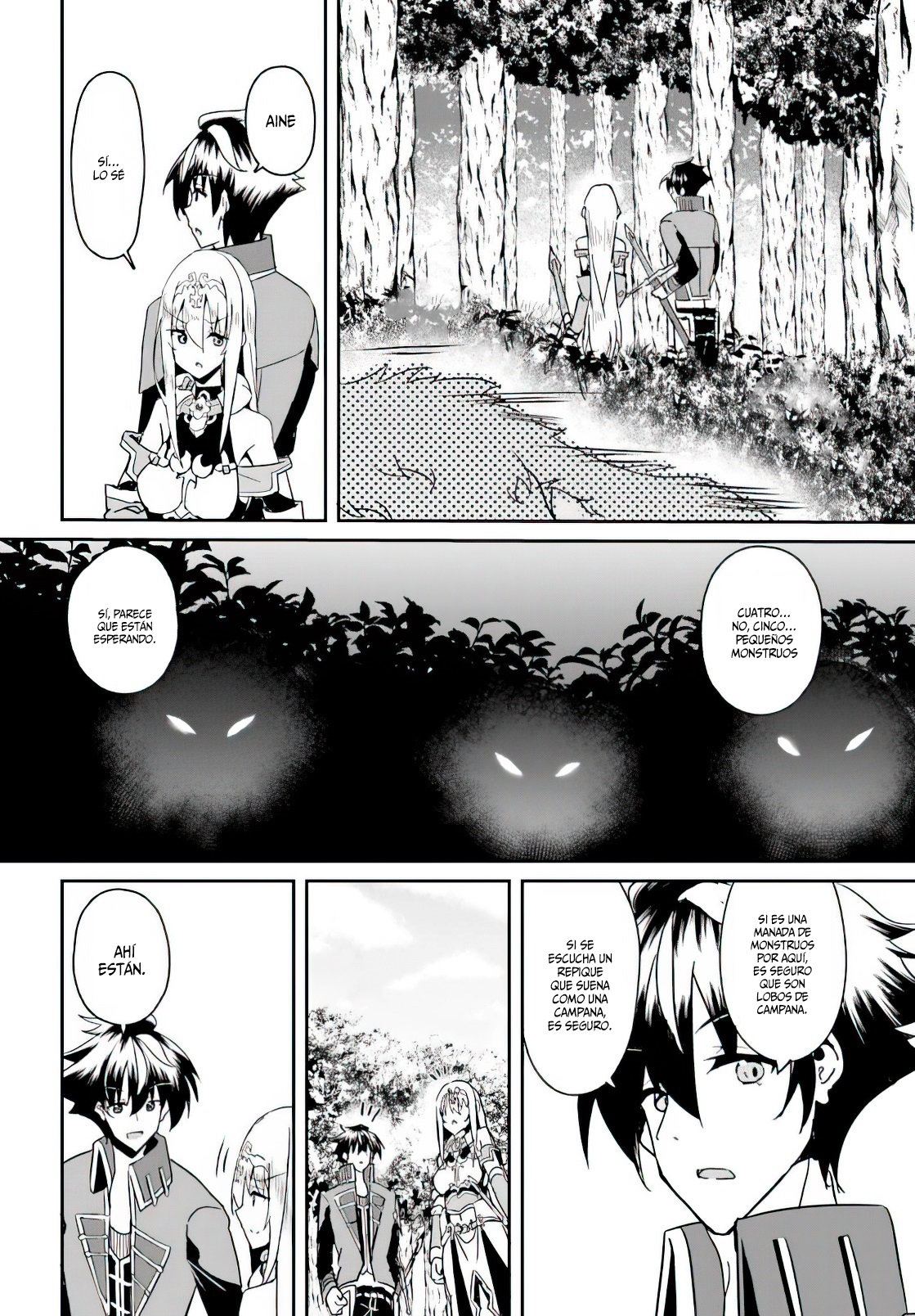 Entrenábamos juntos, pero ella termino convirtiéndose en una esclava sexual, así que yo, un aventurero de rango S, decidí comprarla y protegerla, porque era mi amiga de la infancia. Capitulo 5: Ataque. página 13