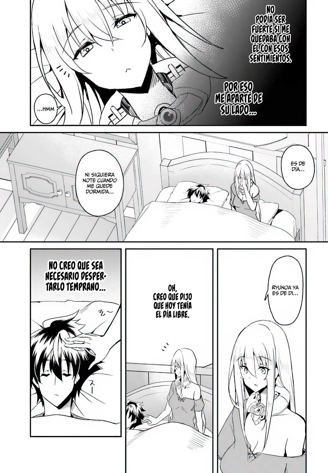 Entrenábamos juntos, pero ella termino convirtiéndose en una esclava sexual, así que yo, un aventurero de rango S, decidí comprarla y protegerla, porque era mi amiga de la infancia. Capitulo 6: Los Acechadores. página 18