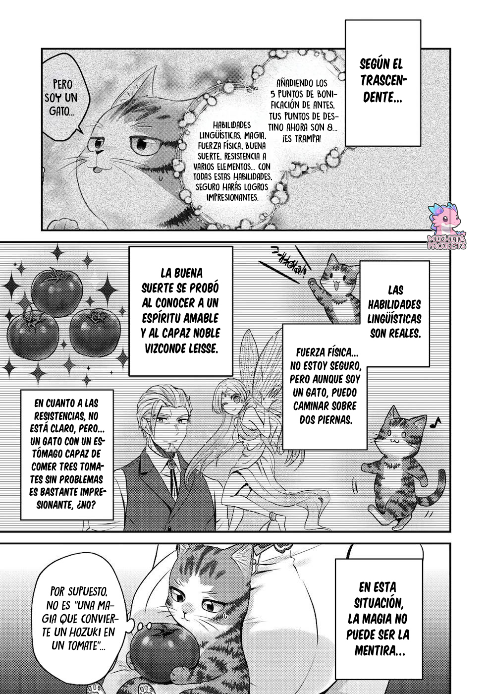 Soy un Gato Mago: La Cómoda Vida del Gato Atigrado Luke Capitulo 5 página 4