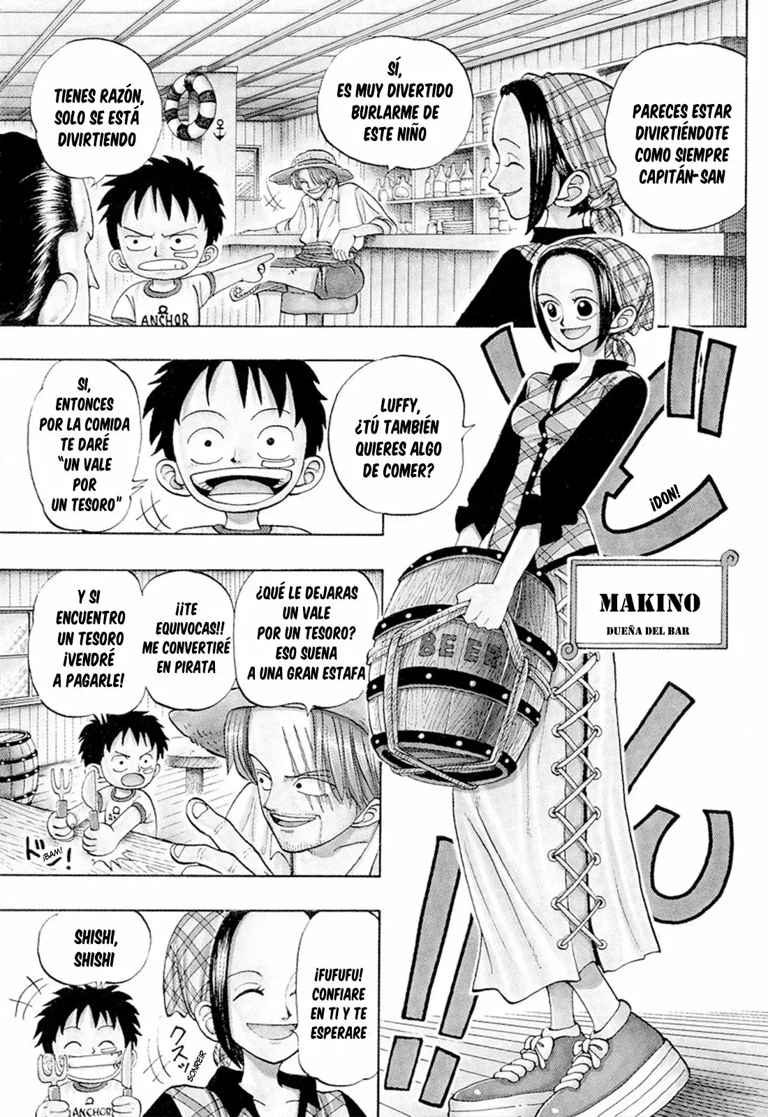 One Piece Capitulo 1: "Romance Dawn: Amanecer de la aventura" página 11