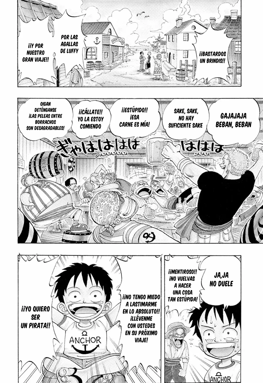 One Piece Capitulo 1: "Romance Dawn: Amanecer de la aventura" página 6