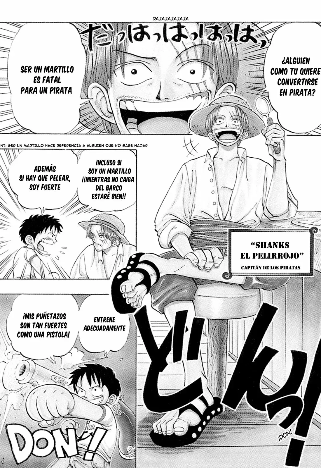 One Piece Capitulo 1: "Romance Dawn: Amanecer de la aventura" página 7