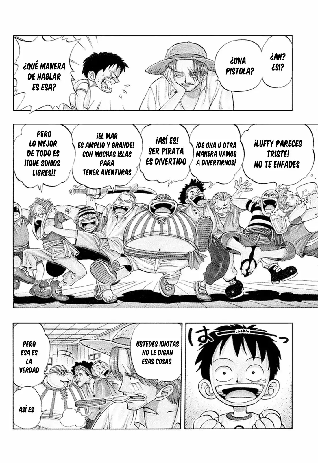 One Piece Capitulo 1: "Romance Dawn: Amanecer de la aventura" página 8