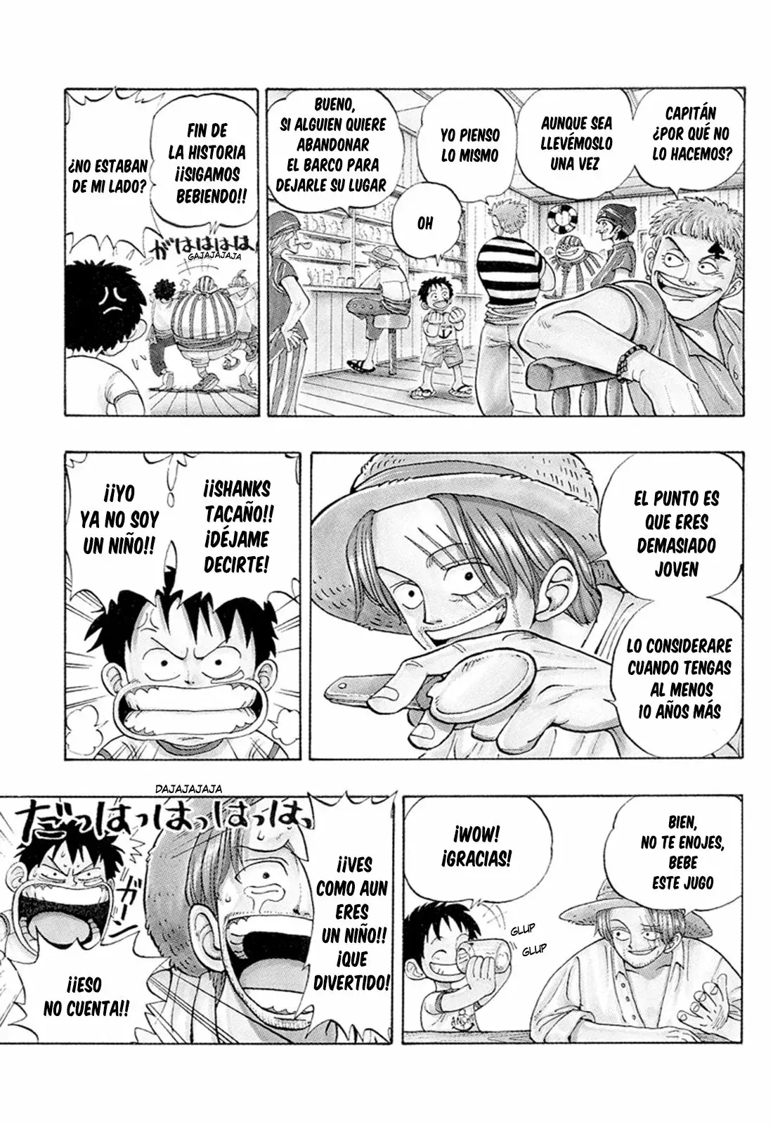 One Piece Capitulo 1: "Romance Dawn: Amanecer de la aventura" página 9