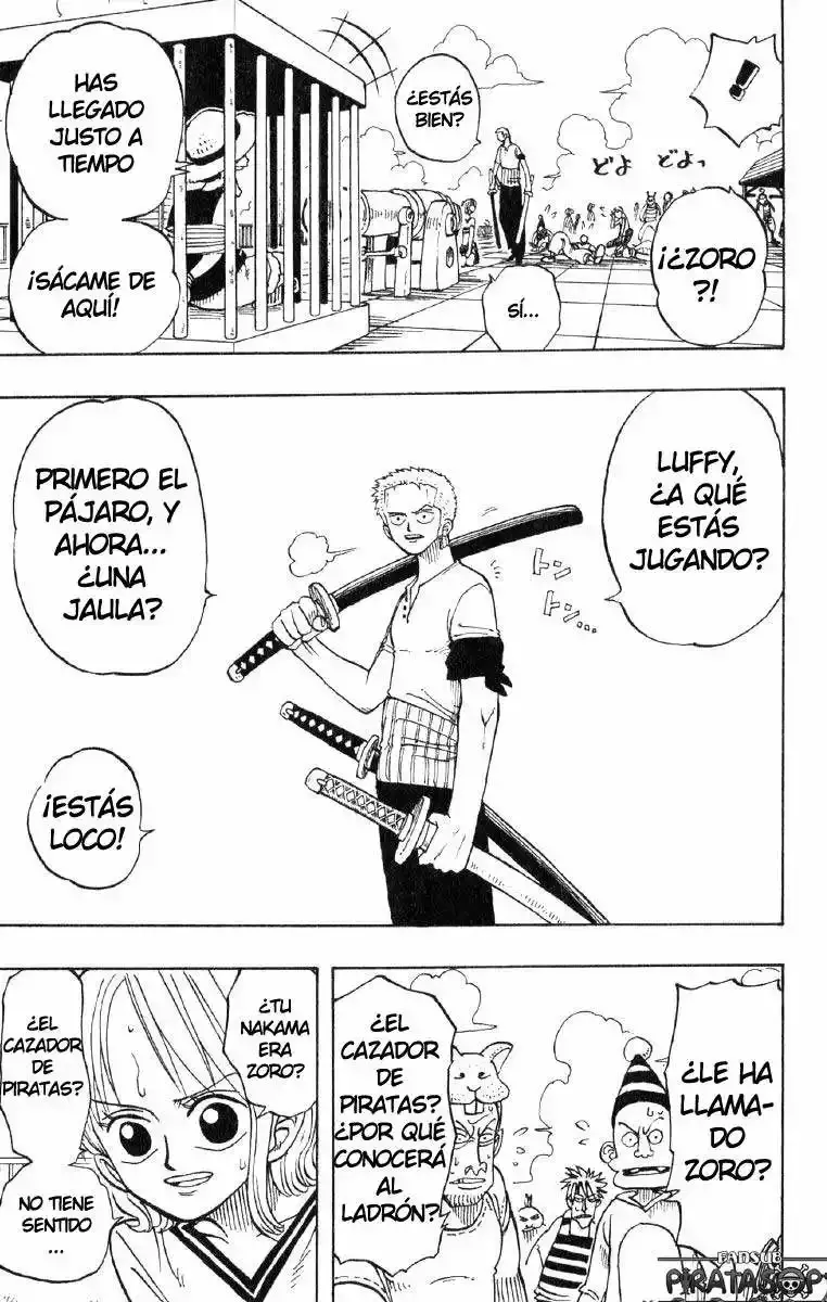 One Piece Capitulo 10: "El incidente en el bar" página 21